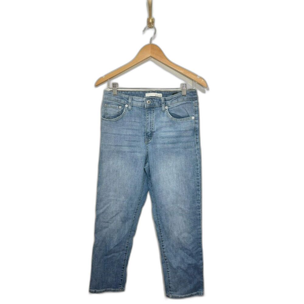 Ella Moss Light Wash Crop straight leg Jean size 10/30 EUC